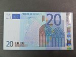 20 Euro 2002 s.U, Francie, podpis Willema F. Duisenberga, L018 tiskárna Banque de France, Francie