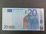 20 Euro 2002 s.U, Francie, podpis Willema F. Duisenberga, L028 tiskárna Banque de France, Francie