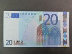 20 Euro 2002 s.U, Francie, podpis Jeana-Clauda Tricheta, L031 tiskárna Banque de France, Francie