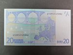 20 Euro 2002 s.U, Francie, podpis Jeana-Clauda Tricheta, L032 tiskárna Banque de France, Francie