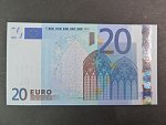 20 Euro 2002 s.U, Francie, podpis Jeana-Clauda Tricheta, L037 tiskárna Banque de France, Francie