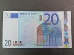 20 Euro 2002 s.U, Francie, podpis Jeana-Clauda Tricheta, L039 tiskárna Banque de France, Francie
