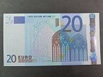 20 Euro 2002 s.U, Francie, podpis Jeana-Clauda Tricheta, L049 tiskárna Banque de France, Francie