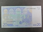 20 Euro 2002 s.U, Francie, podpis Jeana-Clauda Tricheta, L053 tiskárna Banque de France, Francie