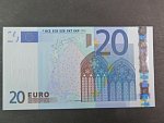 20 Euro 2002 s.U, Francie, podpis Jeana-Clauda Tricheta, L053 tiskárna Banque de France, Francie