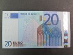 20 Euro 2002 s.U, Francie, podpis Jeana-Clauda Tricheta, L062 tiskárna Banque de France, Francie