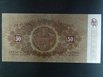 50 Kč 15.4.1919 série 0059 úzké číslice, odborně reparovaná