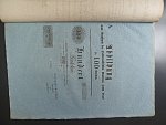 cirkulář z c.k. českého zemského Gubernia z 20.9.1816 k vydání bankocedulí včetně formulářů 100 a 500 / 1000 Gulden 1.7.1816, Ri. 59 - 61 Fc