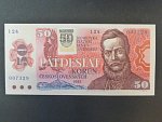 50 Sk/Kčs 1987 s. I 24 kolkovaná