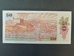 50 Sk/Kčs 1987 s. F 06 kolkovaná, sériová čísla blíž u sebe, Baj. SK2a