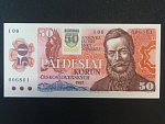 50 Sk/Kčs 1987 s. I 08 kolkovaná, Baj. SK2b
