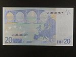 20 Euro 2002 s.U, Francie, podpis Jeana-Clauda Tricheta, L066 tiskárna Banque de France, Francie