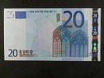 20 Euro 2002 s.U, Francie, podpis Jeana-Clauda Tricheta, L069 tiskárna Banque de France, Francie