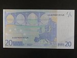 20 Euro 2002 s.U, Francie, podpis Jeana-Clauda Tricheta, L079 tiskárna Banque de France, Francie