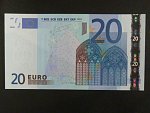20 Euro 2002 s.U, Francie, podpis Jeana-Clauda Tricheta, L079 tiskárna Banque de France, Francie