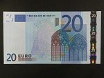 20 Euro 2002 s.U, Francie, podpis Jeana-Clauda Tricheta, L082 tiskárna Banque de France, Francie