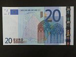 20 Euro 2002 s.V, Španělsko, podpis Willema F. Duisenberga, M008 tiskárna Fábrica Nacional de Moneda , Španělsko
