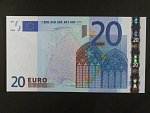 20 Euro 2002 s.V, Španělsko, podpis Willema F. Duisenberga, M011 tiskárna Fábrica Nacional de Moneda , Španělsko