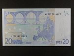 20 Euro 2002 s.V, Španělsko, podpis Jeana-Clauda Tricheta, M019 tiskárna Fábrica Nacional de Moneda , Španělsko