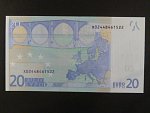 20 Euro 2002 s.X, Německo, podpis Willema F. Duisenberga, P002 tiskárna Giesecke a Devrient, Německo