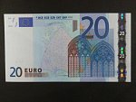 20 Euro 2002 s.X, Německo, podpis Willema F. Duisenberga, P004 tiskárna Giesecke a Devrient, Německo