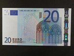 20 Euro 2002 s.X, Německo, podpis Jeana-Clauda Tricheta, P017 tiskárna Giesecke a Devrient, Německo