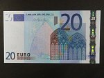 20 Euro 2002 s.X, Německo, podpis Mario Draghi, E008 tiskárna F. C. Oberthur, Francie