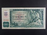 100 Sk/Kčs 1961 s. B 04, kolkovaná, vodoznaková výztuž na líci, Baj. SK 3a1, Pi. 17