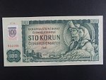 100 Sk/Kčs 1961 s. T 74, kolkovaná, Baj. SK 3b2, Pi. 17