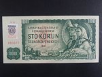 100 Sk/Kčs 1961 s. X 11, kolkovaná číslovač 1c, Baj. SK 3c, Pi. 17
