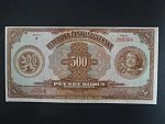 500 Kč 6.10.1923 série A, Ba. 20, Pi. 18a
