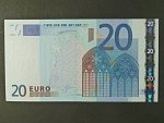 20 Euro 2002 s.M, Portugalsko, podpis Willema F. Duisenberga, H005 tiskárna  De La Rue, Velká Británie