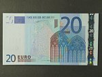 20 Euro 2002 s.N, Rakousko, podpis Jeana-Clauda Tricheta, F001 tiskárna Österreichische Banknoten und Sicherheitsdruck, Rakousko