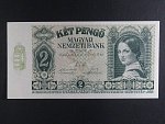 Maďarsko, 2 Pengö 15.7.1940 série J 160 bílý papír, Pi. 108, Ba. H2a
