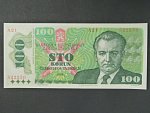 100 Kčs 1989 s. A 21