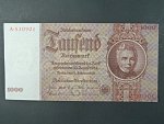 Německo, 1000 RM 1936 série A, podtiskové písmeno G, Ba. D10
