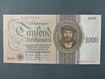 Německo, 1000 RM 1924 série A, podtiskové písmeno R, Ba. D 9