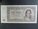 1000 Kčs 16.5.1945 série B 11, perf. 3md nad sebou