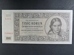 1000 Kčs 16.5.1945 série C 21 s perf. 3md nad sebou
