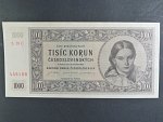 1000 Kčs 16.5.1945 série C 28 s perf. 3md nad sebou