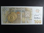 Pamětní tisk z nevydaného oceněného návrhu 100 Kč 2019 série A01 od Karla Zemana k 100.výročí budování české měny, motiv s Rašínem, s vlastnoručním podpisem 