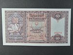 50 Ks 15.10.1940 série Ji perf. SPECIMEN nahoře