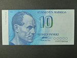 10 Markkaa / Mark 1986, var. podpisů, BNB. B397a