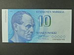 10 Markkaa / Mark 1986, var. podpisů, BNP. B397a