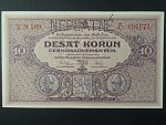 10 Kč 1927 série N 109, perf. NEPLATNÉ