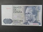 10.000 Pesetas 1985, bez série, BNB. B627a