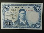 500 Pesetas 1954, série S, BNB. B614a, Pi. 148