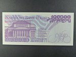 100.000 Zlotych 16.11.1993 série AE, BNB. B850a