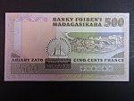 MADAGASKAR, 500 Francs 1988, BNB. B305a