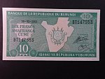 BURUNDI, 10 Francs 2005, BNB. B214k